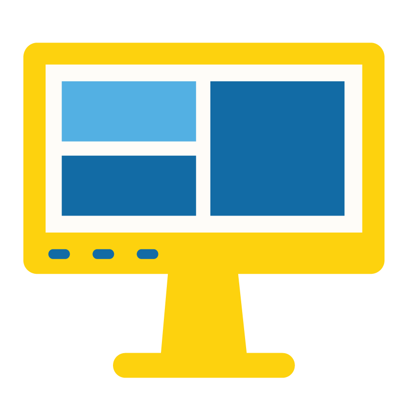 graphic of a computer screen